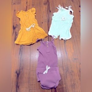 Bundle of Pat Pat Baby Girl Rompers